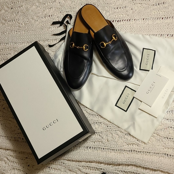 Gucci Princetown Leather Mule - Picture 7 of 8